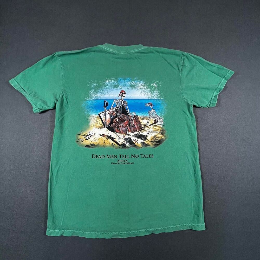 Comfort-colors Men's Green T-shirt
